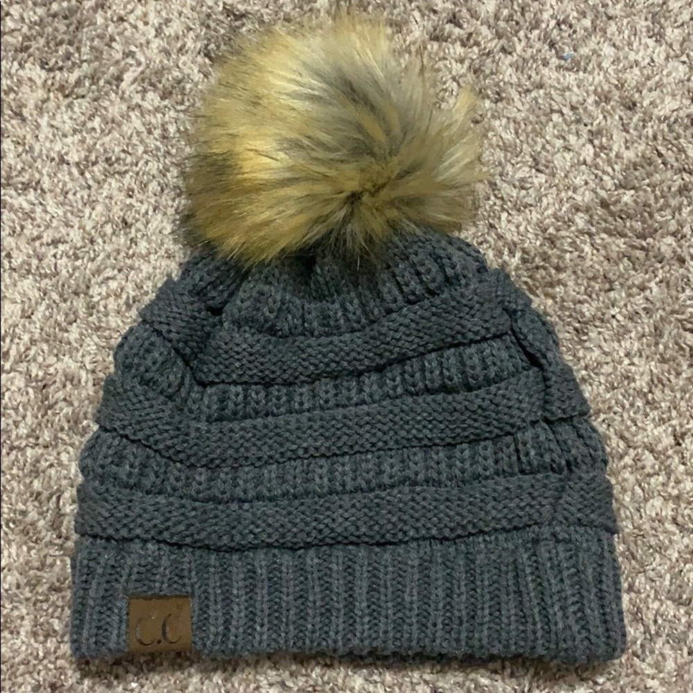 CC Grey Stocking Cap